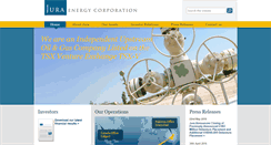 Desktop Screenshot of juraenergy.com